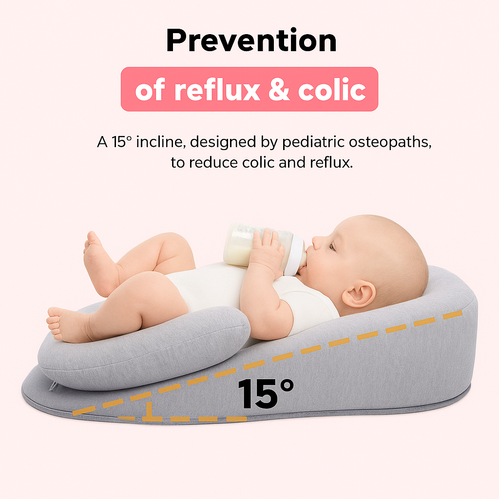 LittleNest Comfort Bed - The best anti-reflux and anti-colic baby bed.
