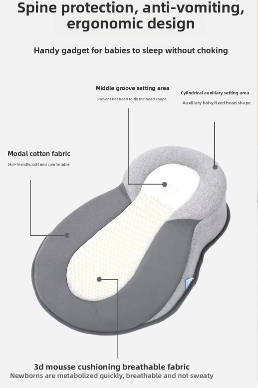 LittleNest Comfort Bed - The best anti-reflux and anti-colic baby bed.